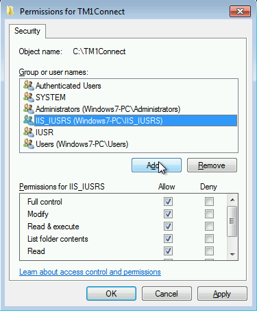 Windows 7 Permissions